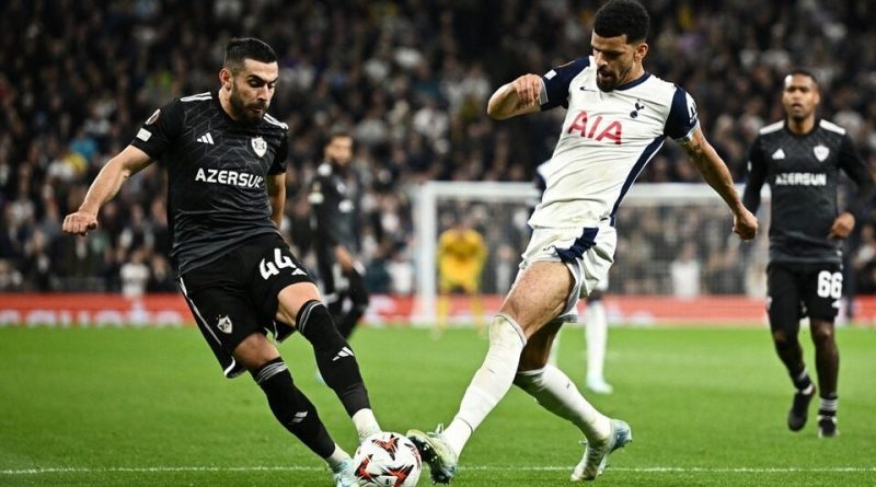 Tottenham Hotspur 3-0 Qarabag Despite playing with ten men for most of the match, Tottenham Hotspur secured a decisive 3-0