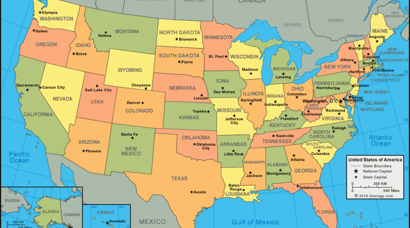 Explore the Comprehensive Labeled United States Map